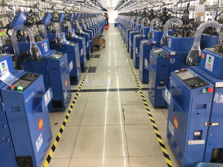 Plain Boat Socks Making Machine